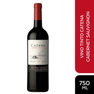 CATENA ZAPATA - Vino Tinto Cabernet Sauvignon Catena 750 Ml - BOTELLA 750 ML
