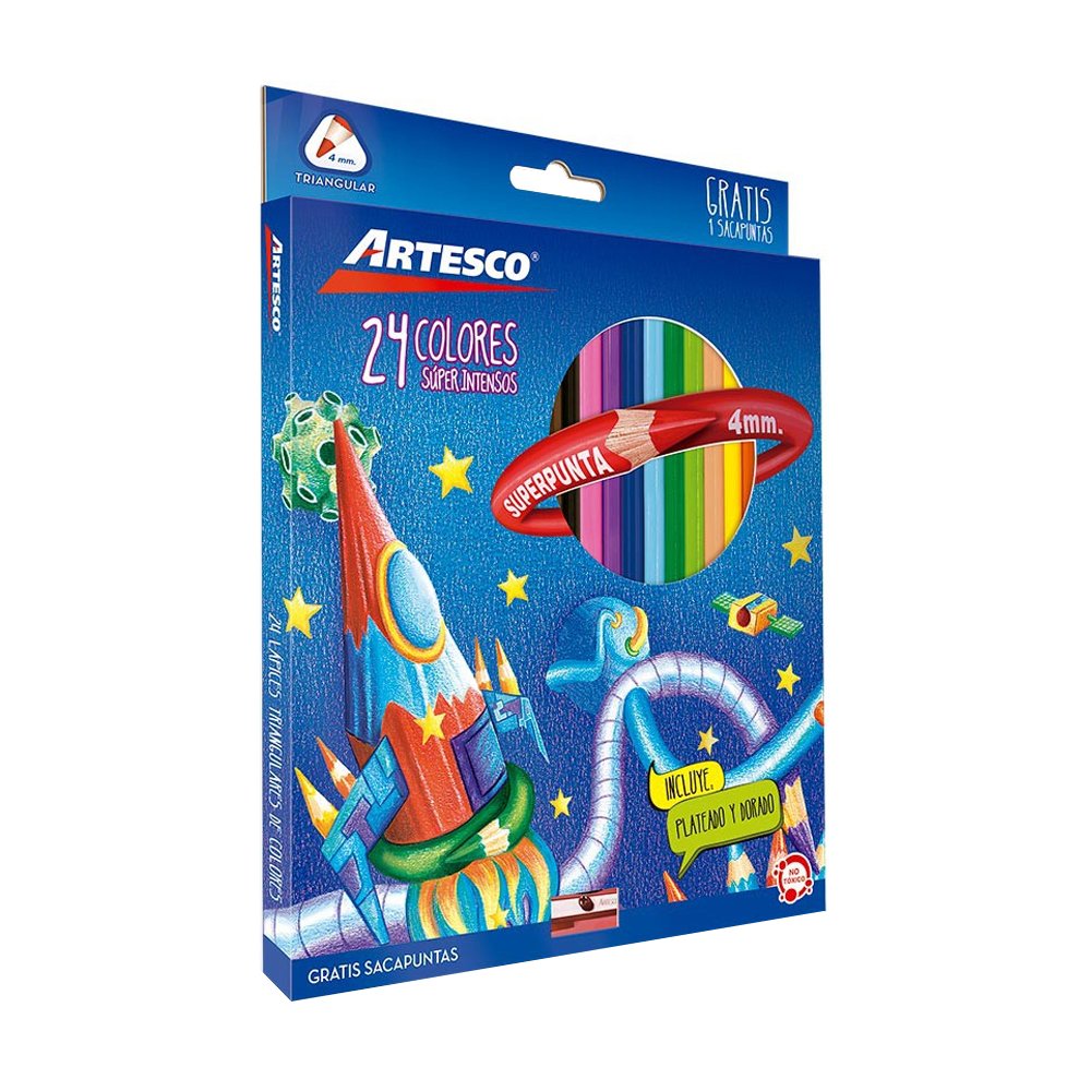 Colores Triang Largosx24 Kids