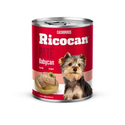 RICOCAN - Comida Húmeda Para Perros Ricocan Cachorros Babycan 330 g - Bolsa 330 g