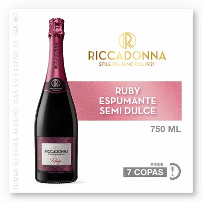 RICCADONNA - Asti Rubi Rose Riccadonna - BOTELLA 750 ML