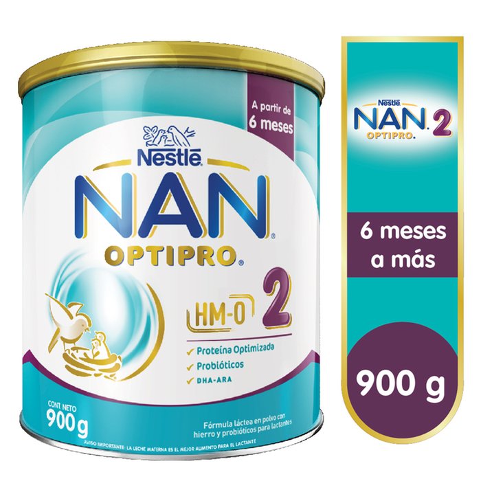 Formula Infantil En Polvo Nan 2 Optipro 900g