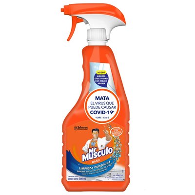 MR MUSCULO - Limpia Baño Mr Músculo Spray 500 Ml - SPRAY 500 ML