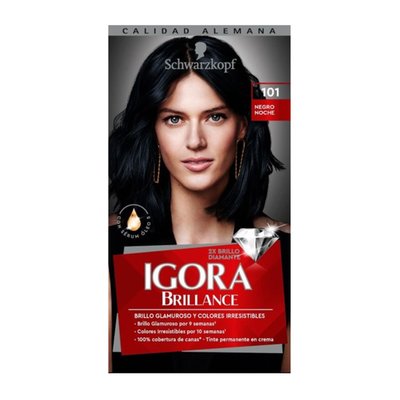 IGORA VITAL - Tinte para Cabello Color Negro Noche 101 Igora Vital