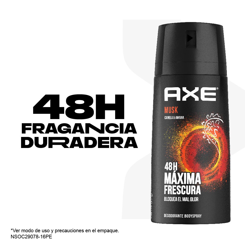 Desodorante Axe Bodyspray Musk Máxima Frescura 150 Ml