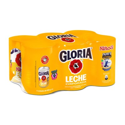 undefined - SixPack Leche Gloria Niños 400 g - Pack 6 Unidades