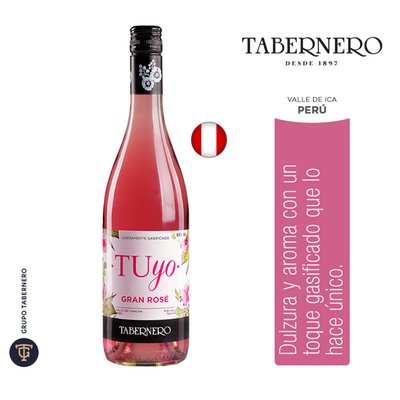 TABERNERO - Vino Tuyo Rose Tabernero 750 Ml - BOTELLA 750 ML