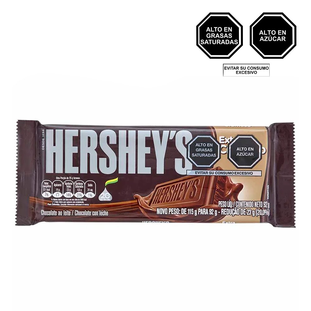 CAJA DE TABLETAS DE CHOCOLATE HERSHEYS