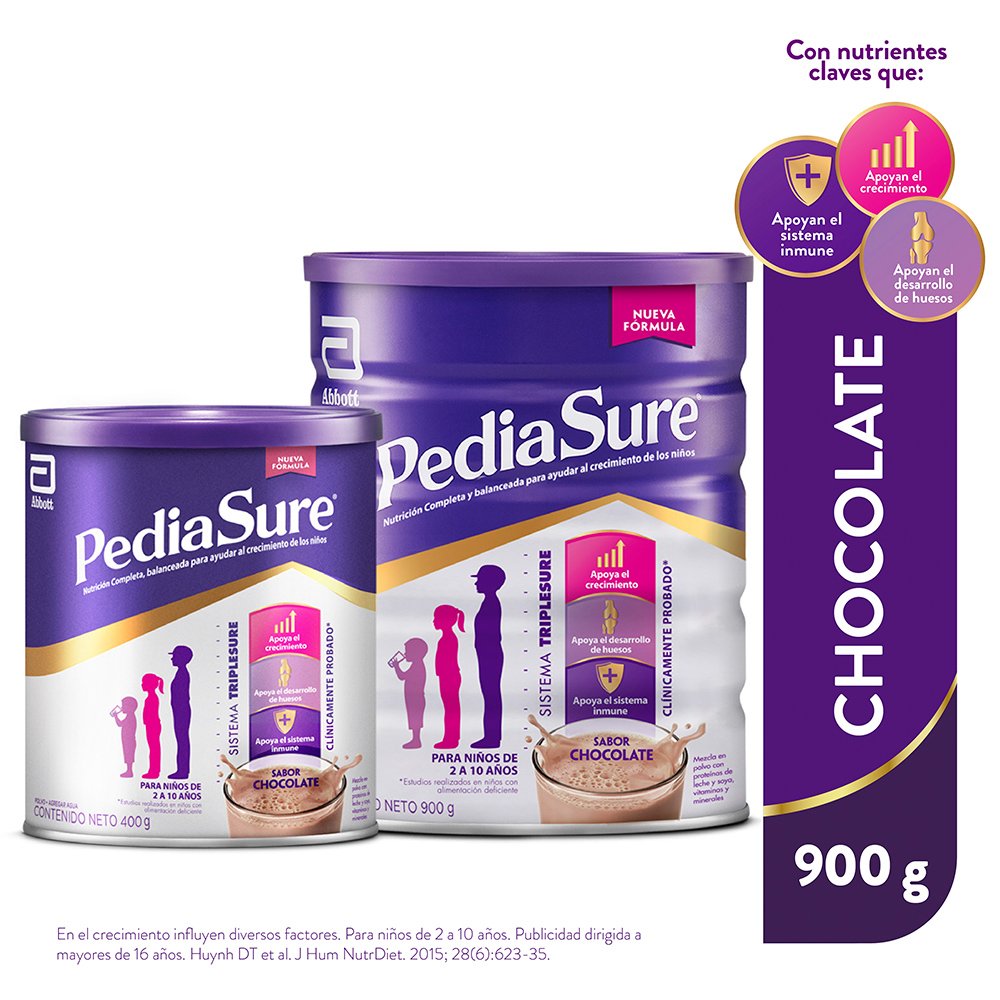 Suplemento Pediasure chocolate 900 g