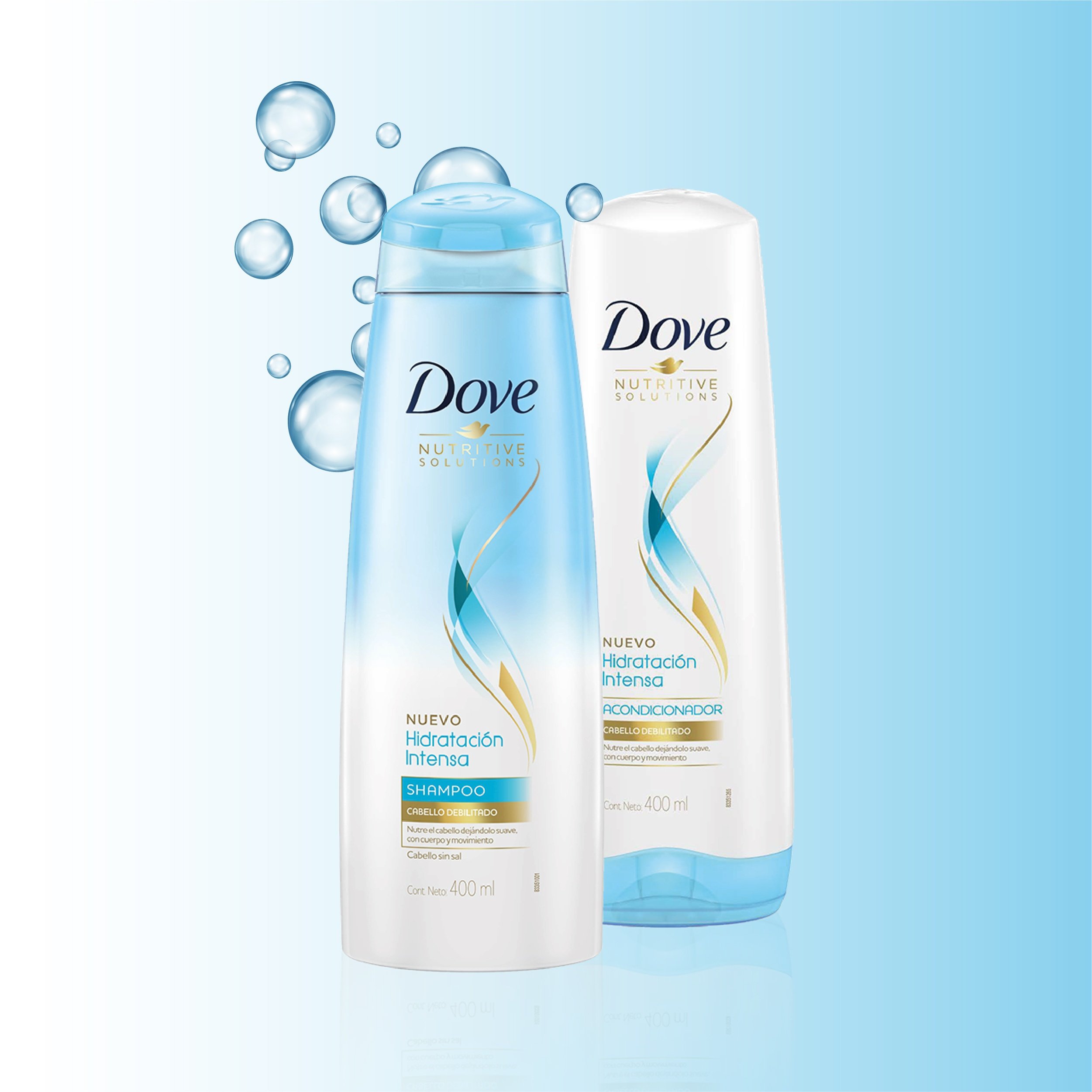 Shampoo HidrataciÓn Intensa Dove 400 Ml 