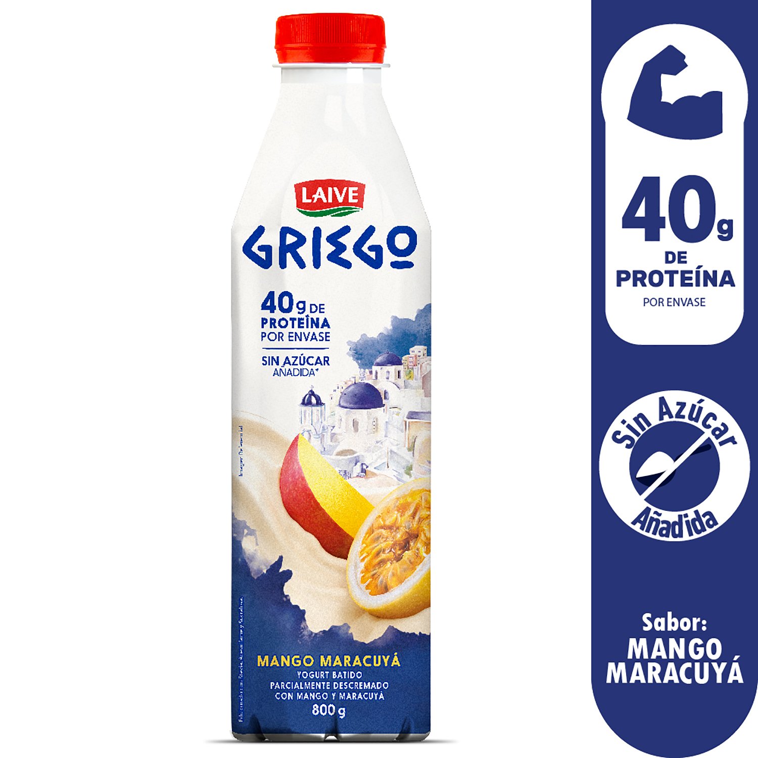 Yogurt Griego Mango Maracuya 800 Gr
