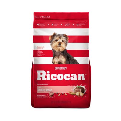 RICOCAN - Comida Para Perros Ricocan Cachorros Pequeñas Sabor Carne Y Leche 15 Kg - Bolsa 15 kg