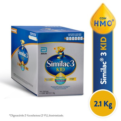 SIMILAC - Fórmula Infantil Similac 3 Kid Pro Sensitive 2.1 Kg - Caja 2.1 kg