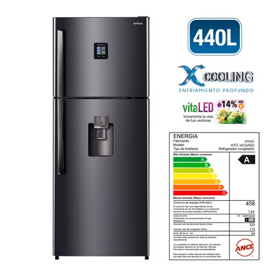 WINIA - Refrigeradora Winia 440 Lt Wrt-46Gmbd - 400LT A 499LT