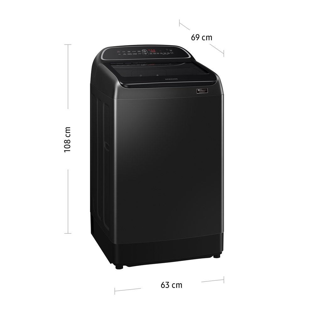 LAVADORA SAMSUNG 17 KG ECO INVERTER NEGRA