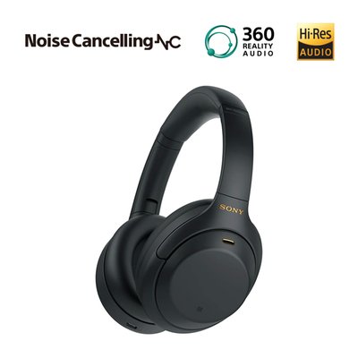 SONY - Audífonos Bluetooth Noise Cancelling WH 1000XM4 Negro - AUDIFONOS OVER EAR