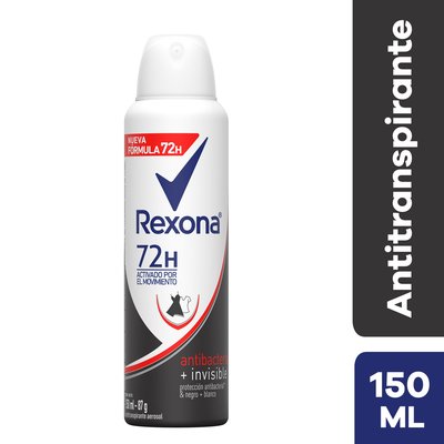 REXONA - Antitrans Rexona Antbact Invisible 72H Aer X150Ml