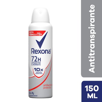 REXONA - Antitrans Rexona 10X Antbact Protec 72H Aerx150Ml