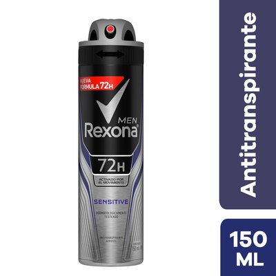 REXONA - Antitrans Rexona Men Sensitive 72H Aer X 150Ml