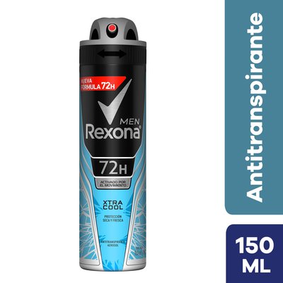 REXONA - Antitrans Rexona Men Xtra Cool 72H Aer X 150Ml - LATA X 150ML