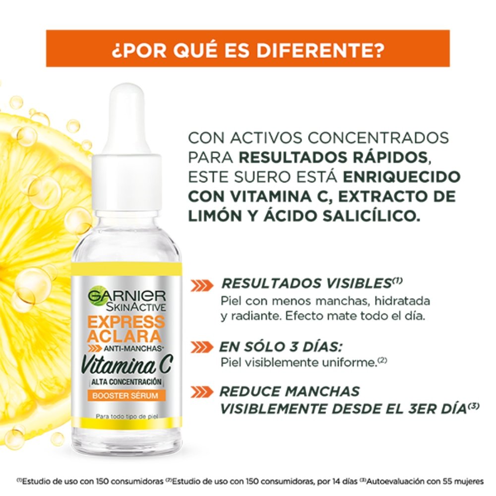Suero Anti Manchas Vitamina C Garnier 30 Ml