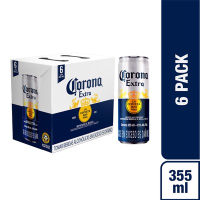 CORONA - Six Pack Cerveza Corona Extra 355 Ml - SIX PACK