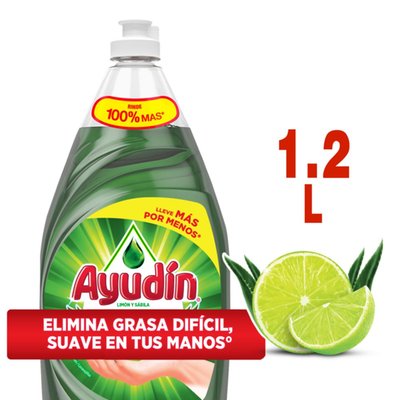 AYUDIN - Lavavajillas Liquido Ayudin Lima Limon  1.2 L