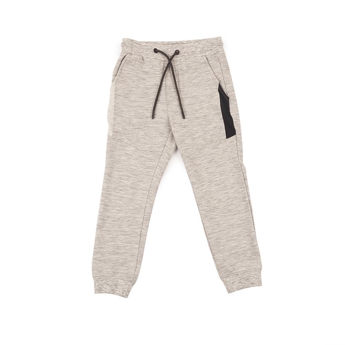 PANTALÓN BUZO CORTE NIÑO TALLA 6 PLATA