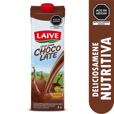 LAIVE - Leche Sin Láctosa Sabor Chocolate Laive 1 Lt - 1 LT