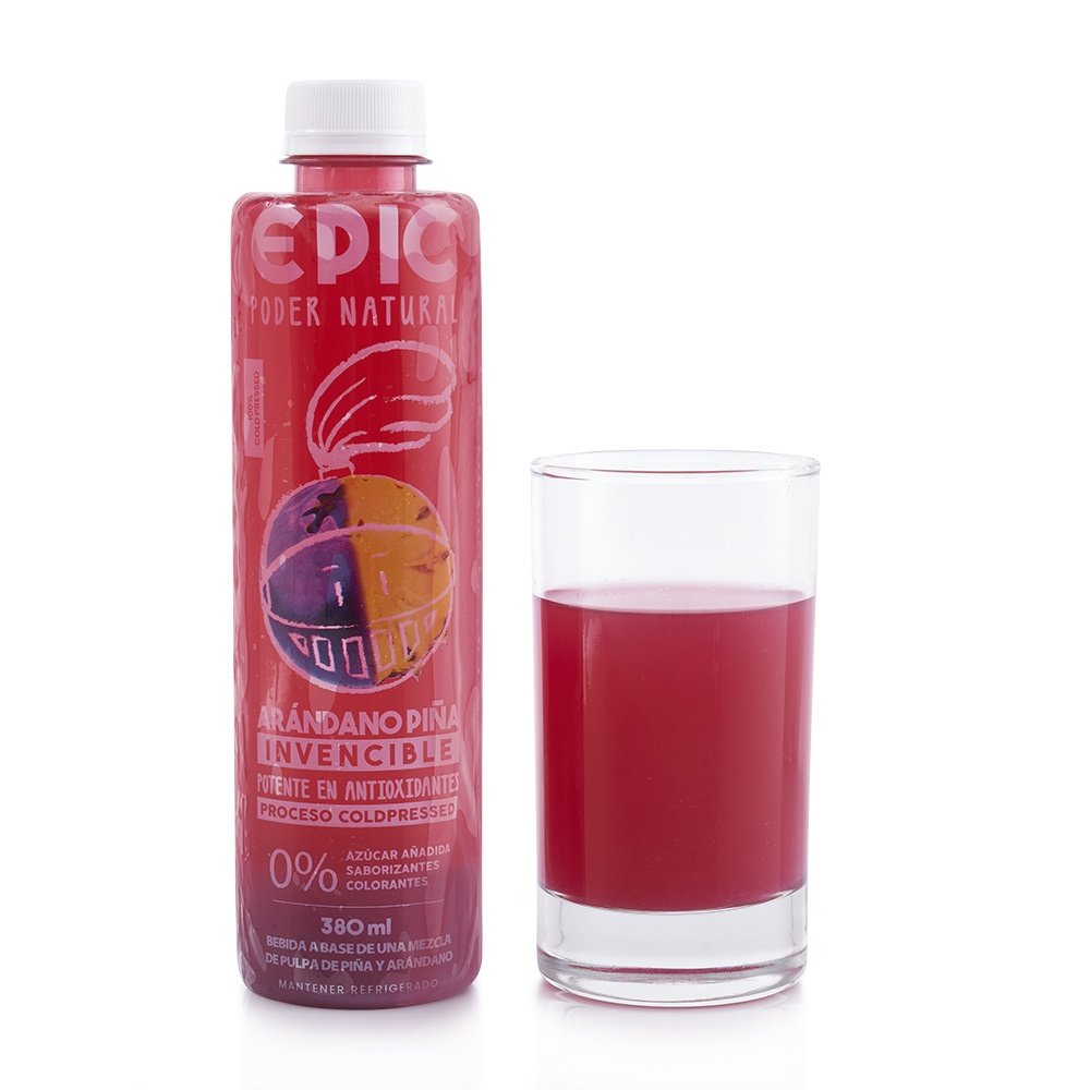 Jugo De Arándano Y Piña Epic 380 Ml