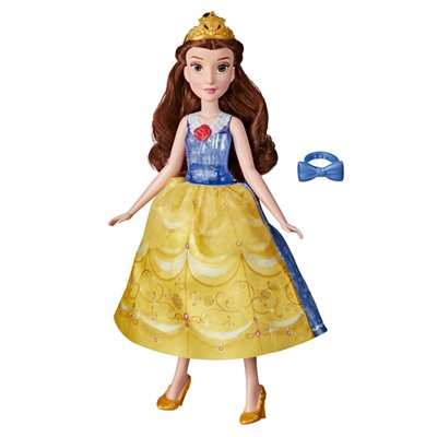 DISNEY - Muñeca Disney Princesas Vestido Mágico Bella - MUÑECAS