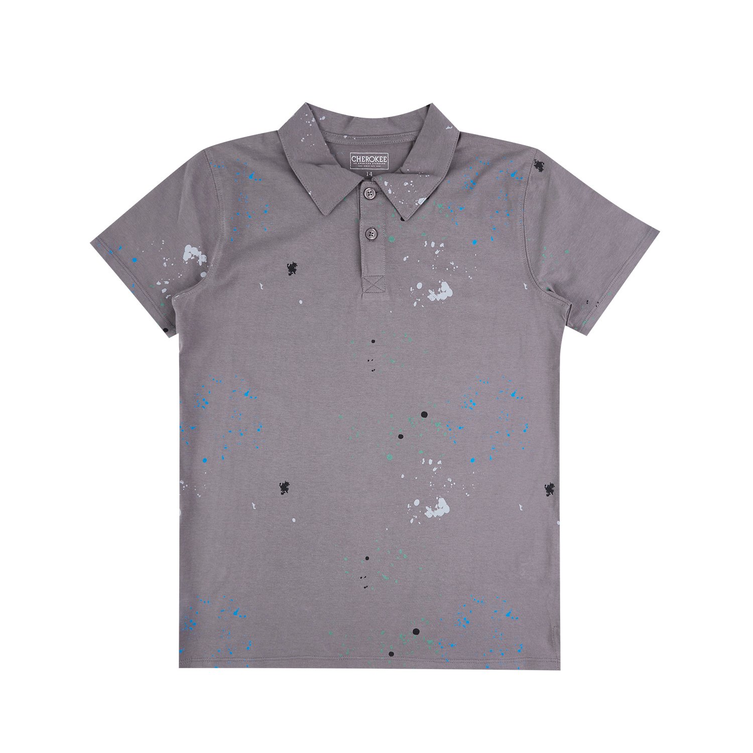 Polo Pique Pint Teens Talla 16 Gris Oscuro Tottus Per