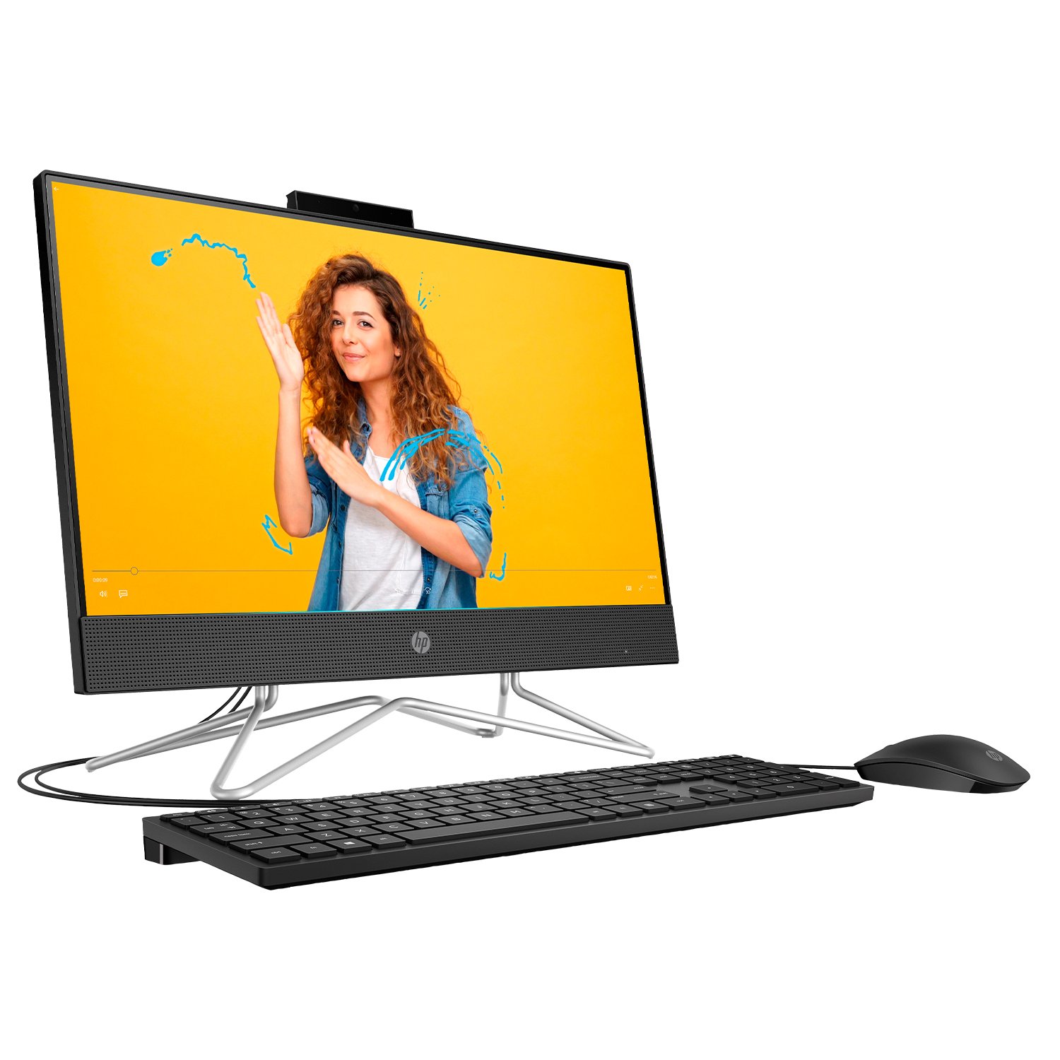 HP AllinOne 22dd2006la Bundle PC, 21.5", Intel® Compara precios con Compy.pe