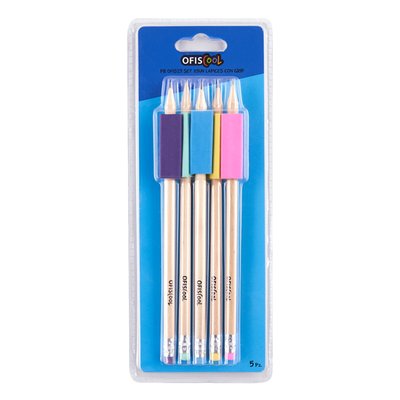 Set X5 Un Lapices con Grip Tottus Per