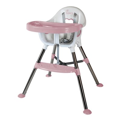ALL BASICS_MC - Silla de Comer 3 en 1 Rosada