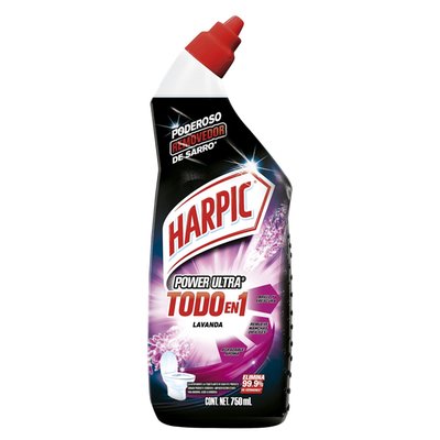HARPIC - Desinfectante para Inodoros Todo en 1 Lavanda Harpic