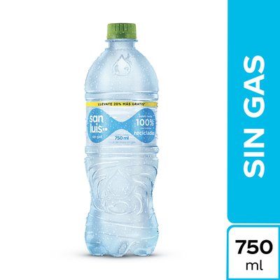 SAN LUIS - Agua Sin Gas Botella 750 mL