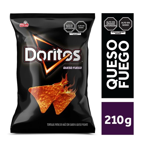 Doritos Queso Fuego 210 g