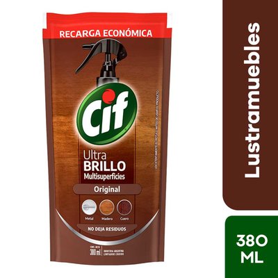 CIF - Limpiador Ultra Brillo Multisuperficies Doypack 380 mL