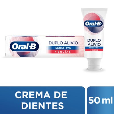 Pasta Dental Duplo Alivio Oral B 50 mL