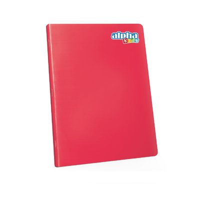 ALPHA - Cuaderno Kids DecorKids 80 Hojas Marco Rojo
