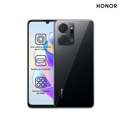 HONOR - Smartphone Honor X7A 128Gb 6Gb Nano Sim Black
