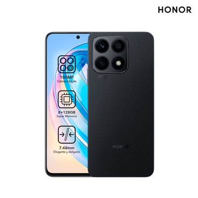 HONOR - Smartphone Honor X8A 8Gb 128Gb Crt Lx3 Black Ds