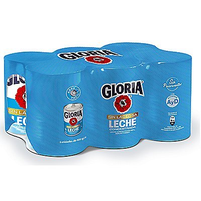undefined - Six Pack Leche Gloria Concentrada Sin Lactosa 400 g - 400 GR