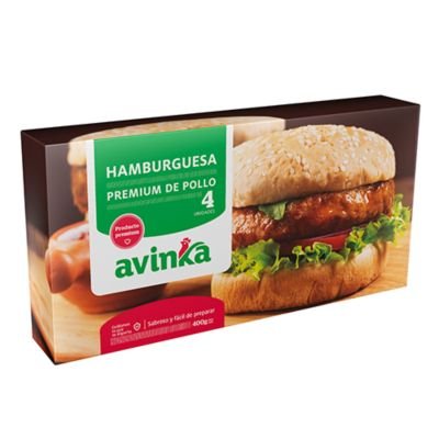 AVINKA - Hamburguesas Premium - PAQUETE 4 UN