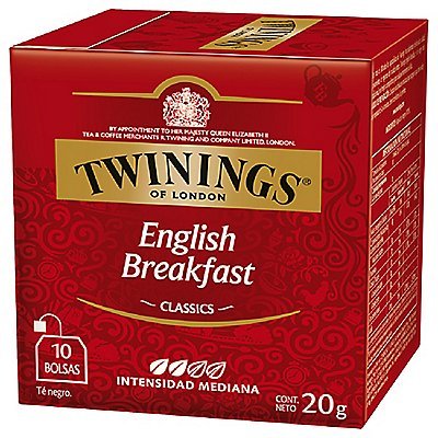 Te Negro E. Breakfast Twinings Caja 10 Unds