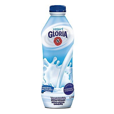 Yogurt Bebible Natural Gloria Botella 1 Kg