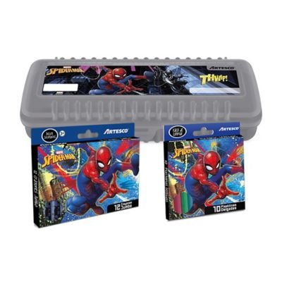 PACK JUN BOX+CRAYON+PLASTILINA SPIDERMAN | Knasta Perú