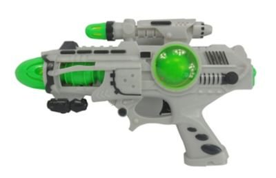 Pistola Grande Con Mira Luz Y Sonido Space Defender Lanzadores